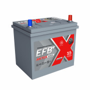аккумулятор АКТЕХ EFB+ Asia 55 А/ч 520A обр. п. (238x129x225) (конус узк.) 6СТ-55EFB/60B24L