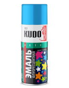краска KUDO 520 мл универсальная флуоресцентная голубая акрил. KU-1202