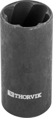 головка THORVIK торцевая спиральная для поврежденного крепежа 1/2"DR, 17 мм арт.BES1217