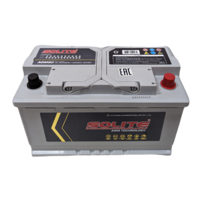 аккумулятор SOLITE AGM 80 А/ч 800A обр. п. (315х175х190) AGM80