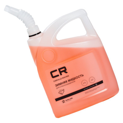жидкость стеклоомывающая Carville Racing зимняя -20 С, с лейкой, Грепфрут,  3,9л.