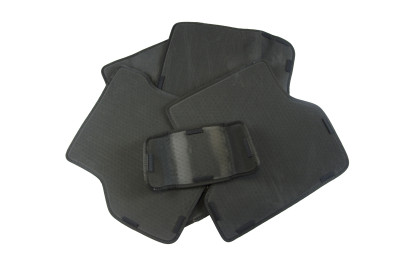 коврики салона Carpetelli Ford FOCUS 2 2005-2011 комплект EVA ромб черный кант черный