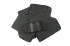 коврики салона Carpetelli Ford FOCUS 2 2005-2011 комплект EVA ромб черный кант черный