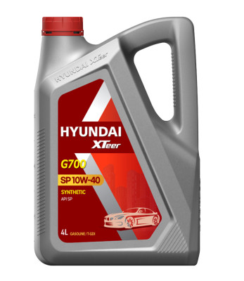масло моторное HYUNDAI  XTeer Gasoline G700 10W40 SN 4л синт.