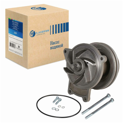 помпа LUZAR для а/м КАМАЗ 740.50 Евро-2 A/C (двойной шкив 115мм/160мм, 10PK) LWP 07451