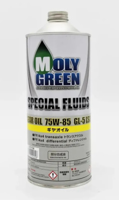 масло  трансм. MOLY GREEN GEAR OIL 75W-85 GL-5 LSD п/синт. 1л  0470158