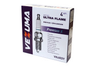 свечи VEZUMA для а/м CHEVROLET / DACIA / DAEWOO / LADA / OPEL / RENAULT (2-х электр.) (упак. 4 шт.) "Premium X" арт. VK6RDY