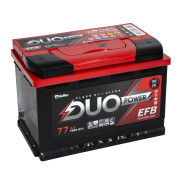 аккумулятор DUO POWER EFB 77 А/ч 750A (278х175х190) 6СТ-77 LЗ