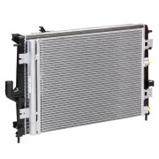 блок охлаждения LUZAR (радиатор+конденсор+вентилятор) для а/м Лада Largus (12-)/Renault Logan (08-) AT LRK 09198