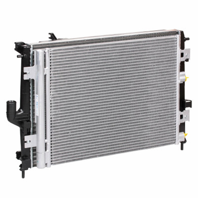 блок охлаждения LUZAR (радиатор+конденсор+вентилятор) для а/м Лада Largus (12-)/Renault Logan (08-) AT LRK 09198