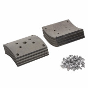 накладка торм. колодки TRIALLI для а/м МАЗ 101/5440 Р/К 8 шт. R1 с закл. 220х178 BLT 1202