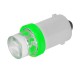 светодиод SKYWAY T8,5(T4W) 12V 1 диод с цоколем BA9S 1-контактная Конус Зеленая, габариты, номер min10 SBA9S-1LED вогнутая G