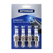 свечи AUTORAM А17ДВРМ0.7 (0,7) ВАЗ 2108-2110 карб. с резистром (БСЗ) (BPR6ES) (блист. 4 шт.)