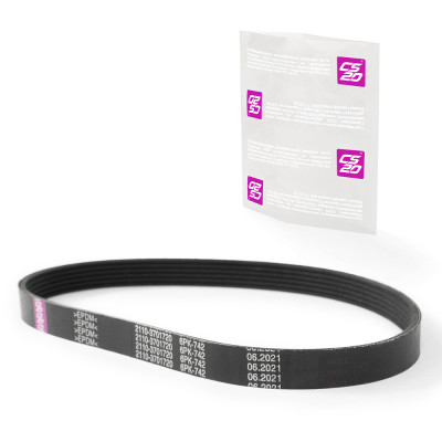 ремень CS20 генератора ВАЗ 2110 в упак. (6рк742) арт. 13182