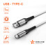 кабель USB AIRLINE USB - Type-C 1м, белый Soft-Touch ACH-C-47