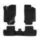 коврики AIRLINE салонные Lada Kalina (2004-, 2013-) 3D с подпятником, высокий борт, полимер, черн. компл. 4 шт ACM-PS-03