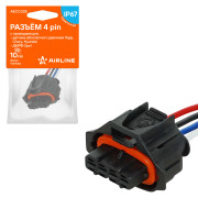 колодка соединительная AIRLINE 4 pin с проводами для датчика абсолют. давления Лада, Chery, Hyundai; для ДМрВ Opel AECC028