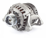 генератор АТЭ-1 (ПРАМО) для а/м КАМАЗ 740 (ЕВРО-2,-3) (поликлиновый шкив) (компакт) (28В/80А) 3142.3771-01