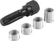 набор для восстановления резьбы THORVIK свечного отверстия М14 (5 предметов) арт.SPTRS145