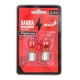 лампа STARTVOLT 12V 21W BAU15S жёлтая 1 конт.,со смещён.цоколем поворотник (блистер 2 шт) VL-BAU15S-02