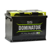 аккумулятор Dominator 55А/ч 480А залит. (242*175*190)