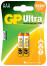 батарейка GP Ultra Alkaline алкалиновая LR03/AAA 1.5V BP2 (2 шт/уп.) 02919