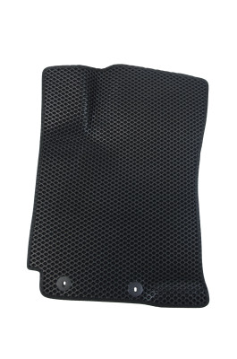 коврики салона Carpetelli Kia Rio 3 2011-2017 комплект EVA ромб черный кант черный