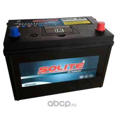 аккумулятор SOLITE EFB ASIA 90 А/ч 870A обр. п. (301х172х220) EFBT110