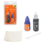 клей AIRLINE для ремонта кожи (набор: для кожи 15 мл., краска черная 20 мл., вспомог.материалы) ADGC018