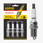свечи HOFER для а/м Renault Logan (08-)/Nissan Almera G15 (12-) (0,9мм) (блист. 4 шт.) (ан.BKR6EZ) HF 775 299