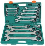 набор 17 пред. ключей комб. трещ. 72 зуба Jonnesway 48739