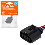 колодка соединительная AIRLINE 4 pin с проводами для датчика абсолютного давления ГАЗ, VAG; для катуш. зажиг. VAG AECC020