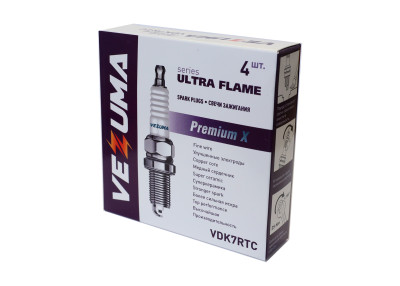 свечи VEZUMA для а/м SUZUKI (упак. 4 шт.) "Premium X" арт. VDK7RTC