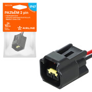 колодка соединительная AIRLINE 2 pin с проводами для катушки зажигания Ford, Mazda, Volvo AECC076