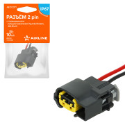 колодка соединительная AIRLINE 2 pin с проводами для катушки зажигания KIA, Hyundai AECC071
