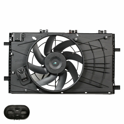 электровентилятор охлаждения LUZAR для а/м Opel Insignia (08-) 1.6i/1.8i (с кожухом) LFK 2107