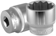 головка JonnesWay торцевая 1/2"DR 12-гранная 36мм арт.S04H4936
