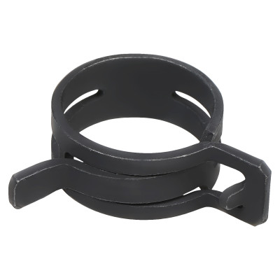 хомут пружинный AIRLINE 27 (25,2-29/12мм), мин.26мм, самозажимной, хром-цинк(dacromet),черный (фас. 50шт) ADSH015