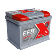 аккумулятор АКТЕХ EFB+ 77 А/ч 750A (278x175x190) 6СТ-77EFB