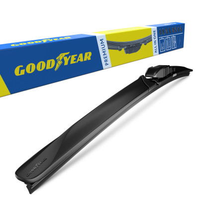 щетка с/о GOODYEAR бескаркасная PREMIUM 24"/60 cm (8 адаптеров) GY000444