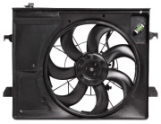 электровентилятор охлаждения LUZAR для а/м KIA Cerato II (09-) (с кожухом и резист.) (LFK 0830)