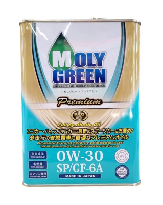 масло  моторное MOLY GREEN PREMIUM 0W-30 SP/GF-6  4 л. 0470185