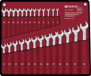 набор ключей THORVIK комбинированных 26 предм. (6,7,8,9,10,11,12,13,14,15,16,17,18,19,20-29,30,32мм) серии ARC в сумке арт.W3S26TB