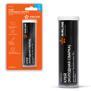 клей-герметик AIRLINE для металла "Быстрая сталь", 55 гр., блистер ADEC001