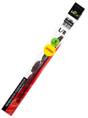 щетка с/о LivCar Hybrid гибридная 24''/600 мм (11 адаптеров) арт. LCDV2460H