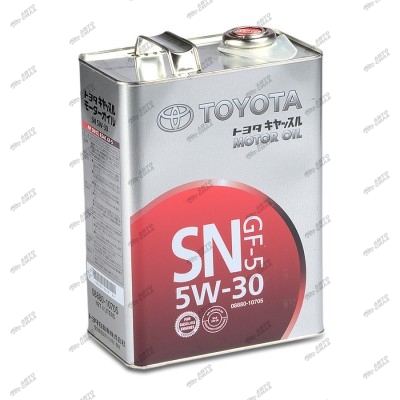 масло моторное TOYOTA 5W30 4л синтетика , 08880-10705