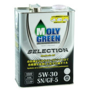 масло  моторное для а/м MOLY GREEN SELECTION 5W30 SN/GF-5 4л