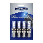 свечи AUTORAM А17ДВР (0,7) ВАЗ 2101-2107 карб. с резистором (БСЗ) (BPR6ES) (блист. 4 шт.)