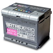 Аккумулятор BATREX 56 А/ч, 530 А, Обратная полярность
