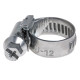 хомут червячный усиленный AIRLINE 8-12/9 мм, W1 оцинк, 1 шт. AHC-SZ-01